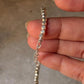 925 Sterling Silver Chunky Raw Hill Tribe Handcrafted Solid Silver Cut Beads In Silver Wire Bracelet