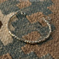 925 Sterling Silver Chunky Raw Hill Tribe Handcrafted Solid Silver Cut Beads In Silver Wire Bracelet