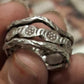 925 Sterling Silver Bohemian Hill Tribe Handcrafted Adjustable Ring