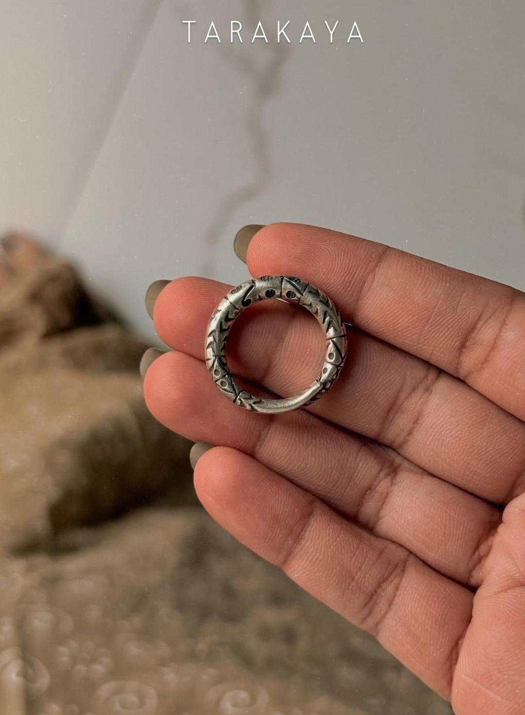 925 Sterling Silver Bohemian Hill Tribe Nomad Soul Handcrafted Adjustable Ring