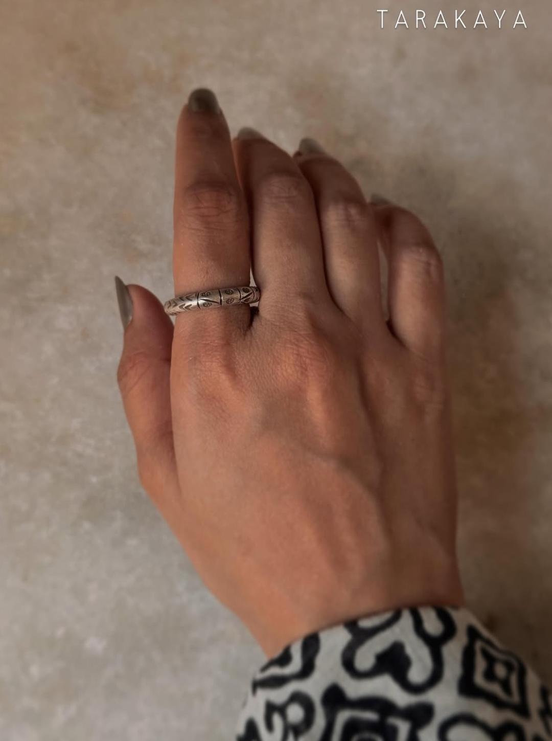 925 Sterling Silver Bohemian Hill Tribe Nomad Soul Handcrafted Adjustable Ring