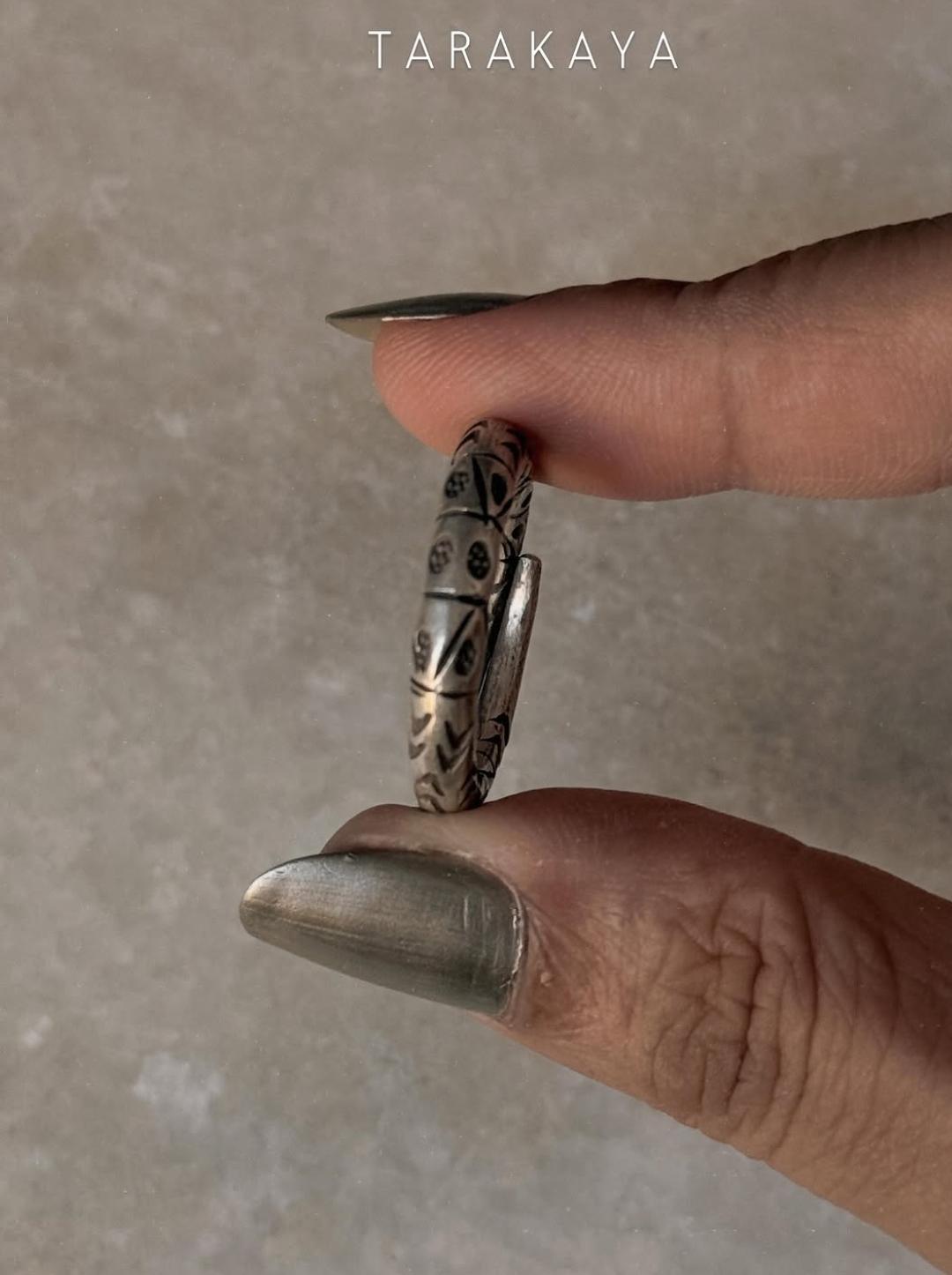 925 Sterling Silver Bohemian Hill Tribe Nomad Soul Handcrafted Adjustable Ring