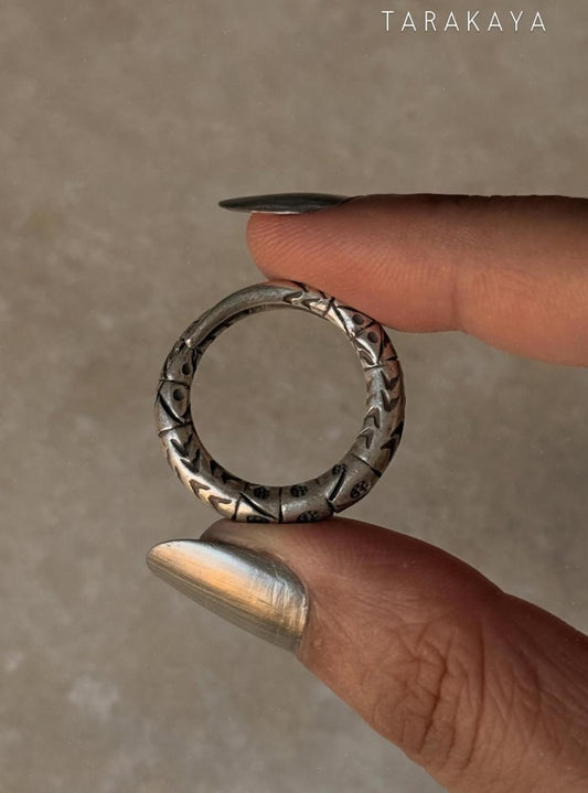 925 Sterling Silver Bohemian Hill Tribe Nomad Soul Handcrafted Adjustable Ring