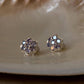 925 Sterling Silver Tanzanite Small Floral Dream Earrings