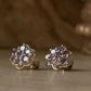 925 Sterling Silver Tanzanite Small Floral Dream Earrings