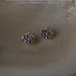925 Sterling Silver Tanzanite Small Floral Dream Earrings