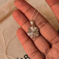 925 Sterling Silver Hibiscus /Urdhul Flower Pendant