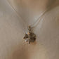 925 Sterling Silver Hibiscus /Urdhul Flower Pendant