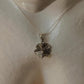 925 Sterling Silver Hibiscus /Urdhul Flower Pendant
