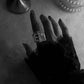 925 Sterling Silver Chunky Statement Molten Textured Ring
