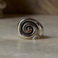 925 Sterling Silver Chunky Spiral Statement Ring
