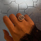 925 Sterling Silver Chunky Spiral Statement Ring