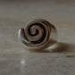 925 Sterling Silver Chunky Spiral Statement Ring