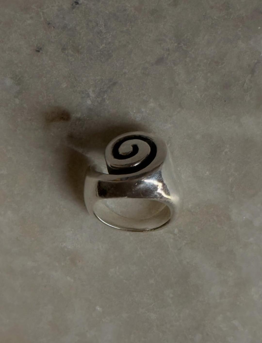 925 Sterling Silver Chunky Spiral Statement Ring