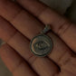 925 Sterling Silver Evil Eye Engraved Pendant