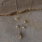 925 Sterling Silver Fresh Water Pearls Grey Moonstone Shell Carved Handcrafted Necklace