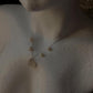 925 Sterling Silver Fresh Water Pearls Grey Moonstone Shell Carved Handcrafted Necklace