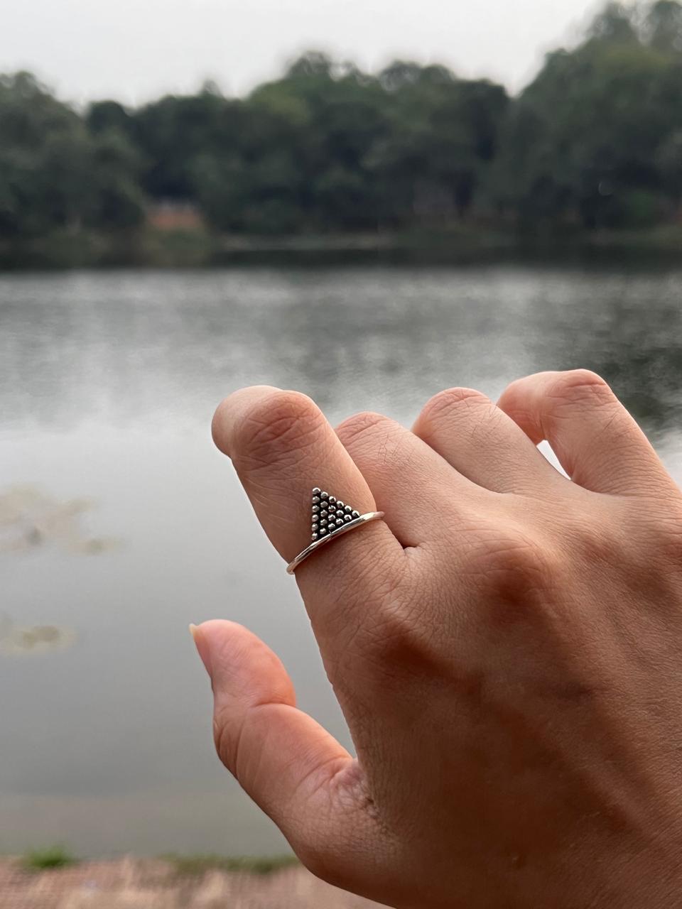 925 Sterling Silver New Teekona Ring