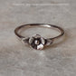 925 Sterling Silver Pretty Floral Forest Minimal Ring