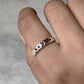 925 Sterling Silver Celestial Star Moon Band Ring