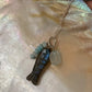 925 Sterling Silver Labradorite Fish Carved , Larimar & Aquamarine Small Tumble Dainty Cable Chain Necklace