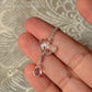 925 Sterling Silver Clear Quartz Butterfly, Clear Quartz Drop Necklace