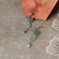 925 Sterling Silver Aquamarine, Moonstone, Water Pearl Studs Earrings