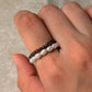 Natural Crystal Stretchy Smokey Quartz 2mm & Fresh Water Pearl Rings