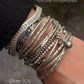 925 Sterling Silver Antique Hill Tribe Fish Handcrafted Adjustable Kada