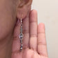 925 Sterling Silver Antique Tribal Silver Self Designed Hook Earrings