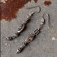 925 Sterling Silver Antique Tribal Silver Self Designed Hook Earrings