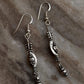 925 Sterling Silver Antique Tribal Silver Self Designed Hook Earrings