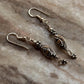 925 Sterling Silver Antique Tribal Silver Beads Designed Hook Earrings