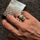 925 Sterling Silver Chunky Twin Hula Dome Band Ring