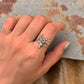 925 Sterling Silver Antler Moonstone Ring
