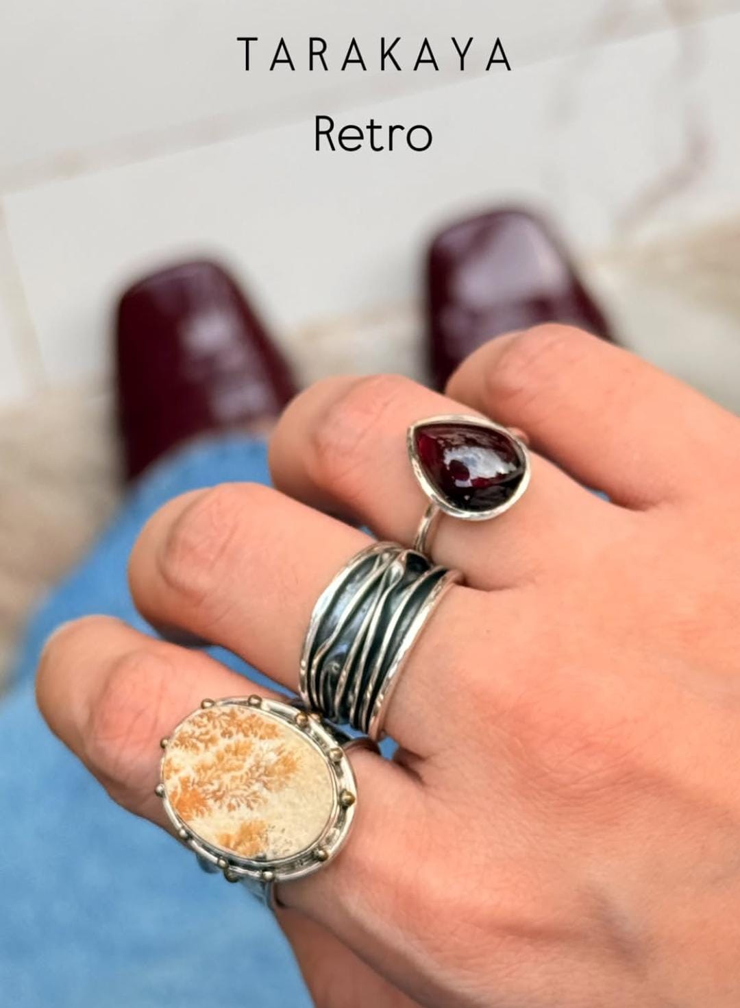 925 Sterling Silver Draped Textured Band Ring