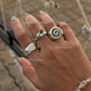 925 Sterling Silver Chunky Spiral Statement Ring