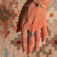 925 Sterling Silver Tribal Boho Rawa Band Ring
