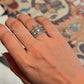 925 Sterling Silver Tribal Boho Rawa Band Ring