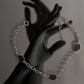 Labradorite 3 Stone 925 Sterling Silver Bracelet