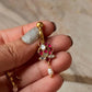 925 Sterling Silver Gold Plated Kundan Polki Ear Cuffs