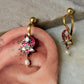 925 Sterling Silver Gold Plated Kundan Polki Ear Cuffs