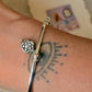 925 Sterling Silver Charm Stackable Bangle- single pc