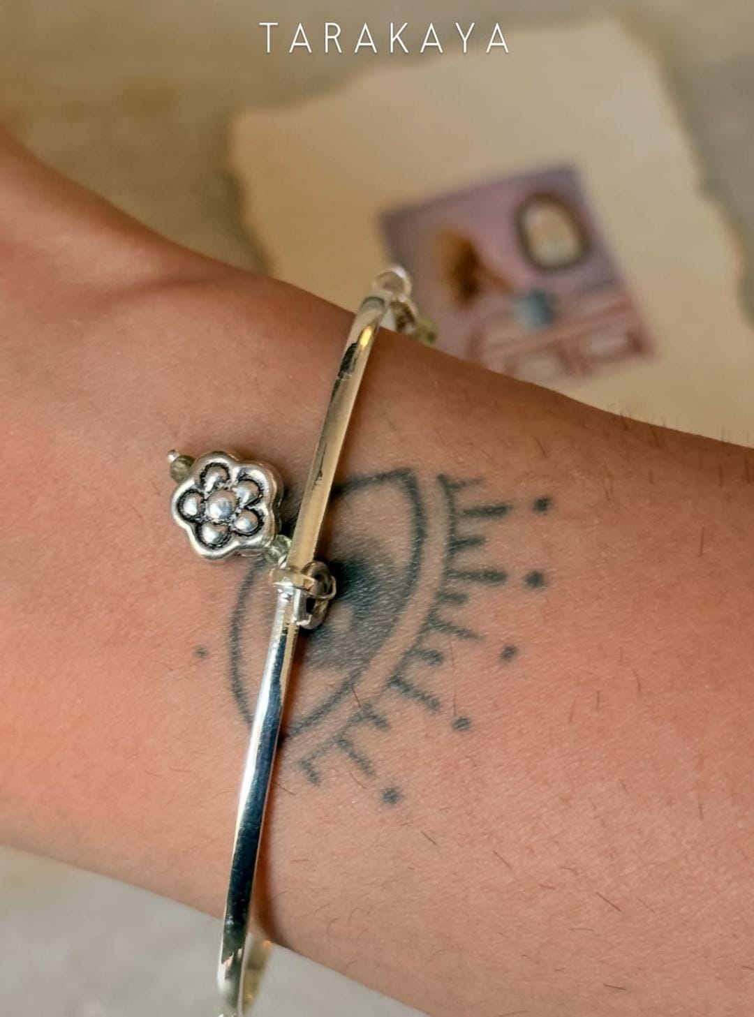 925 Sterling Silver Charm Stackable Bangle- single pc