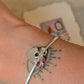 925 Sterling Silver Charm Stackable Bangle- single pc