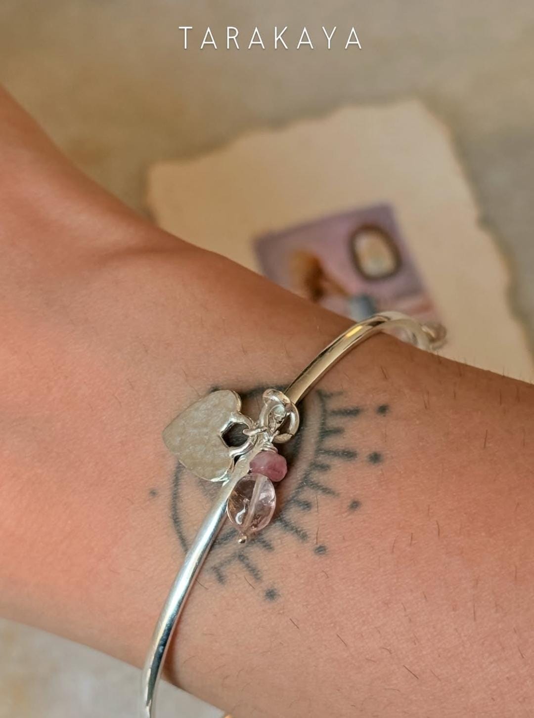 925 Sterling Silver Charm Stackable Bangle- single pc