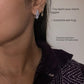 925 Sterling Silver Natural Faceted Tanzanite long Flower Statement Pendant