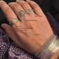 925 Sterling Silver Om/Aum Engraved Stackable Daily Wear Ring