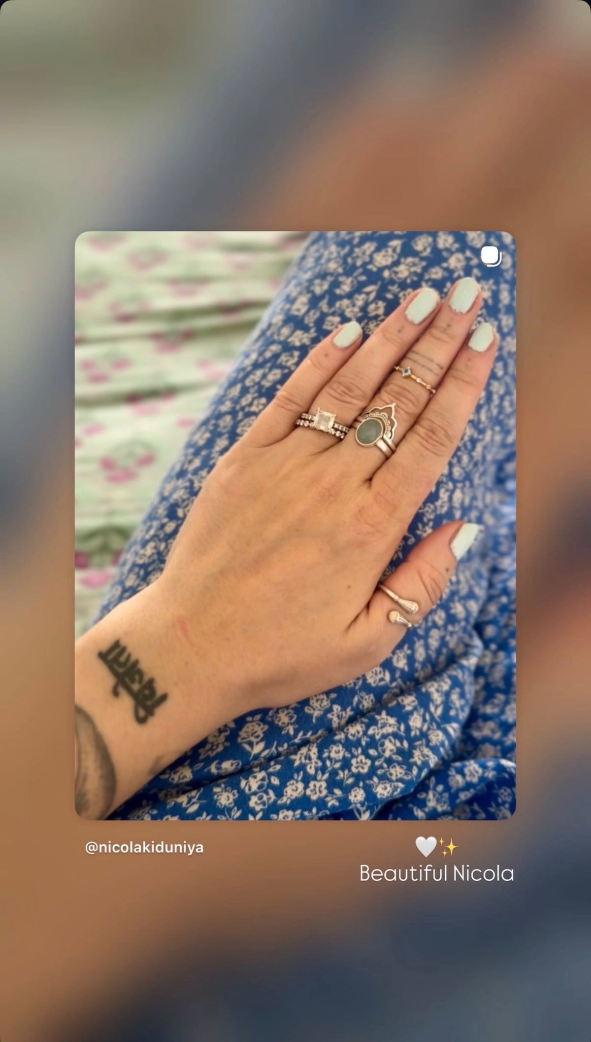 925 Sterling Silver Natural Aquamarine Natural Oval Daily Wear Ring