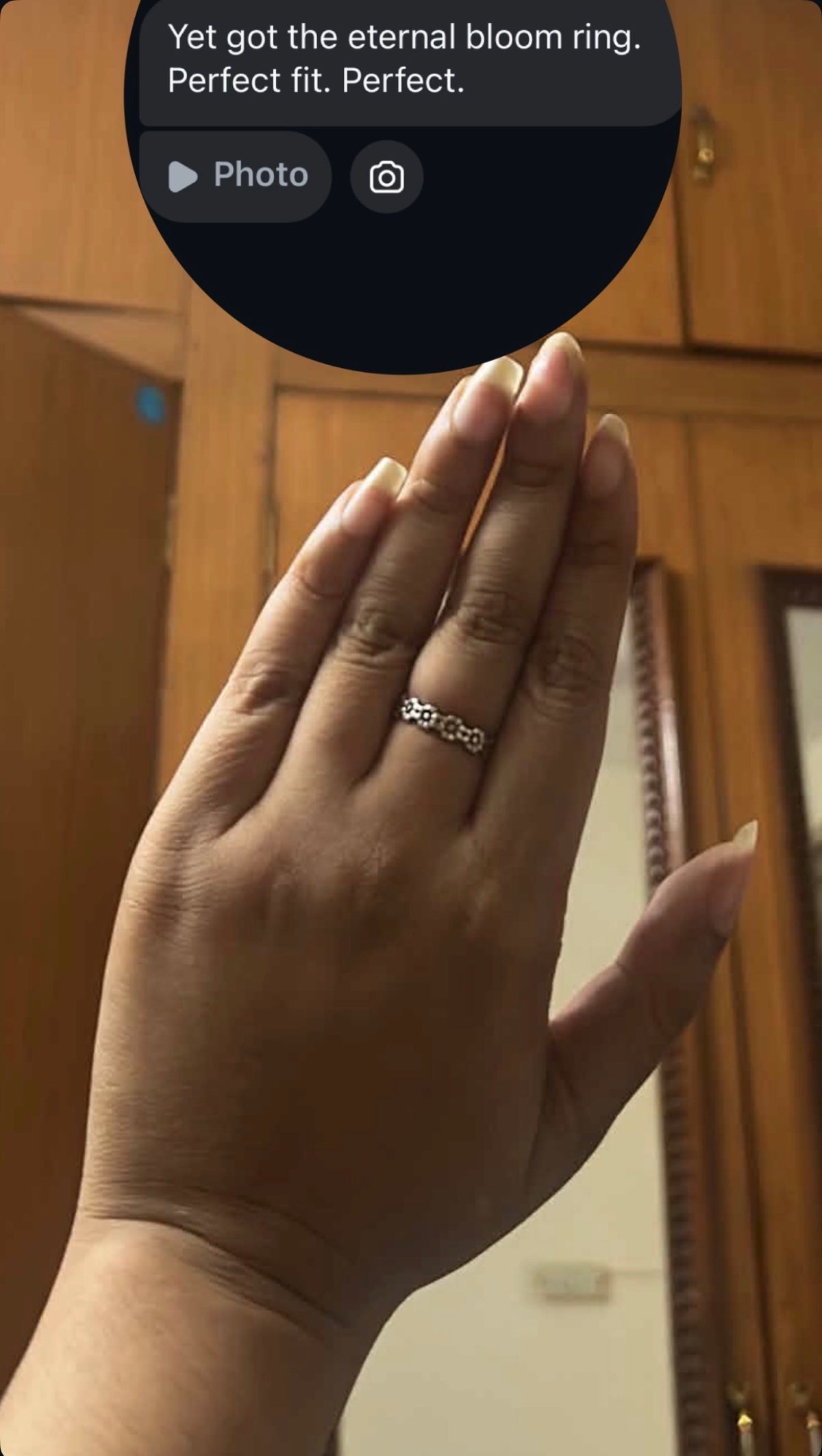 925 Sterling Silver Eternal Blossom Floral Band Ring